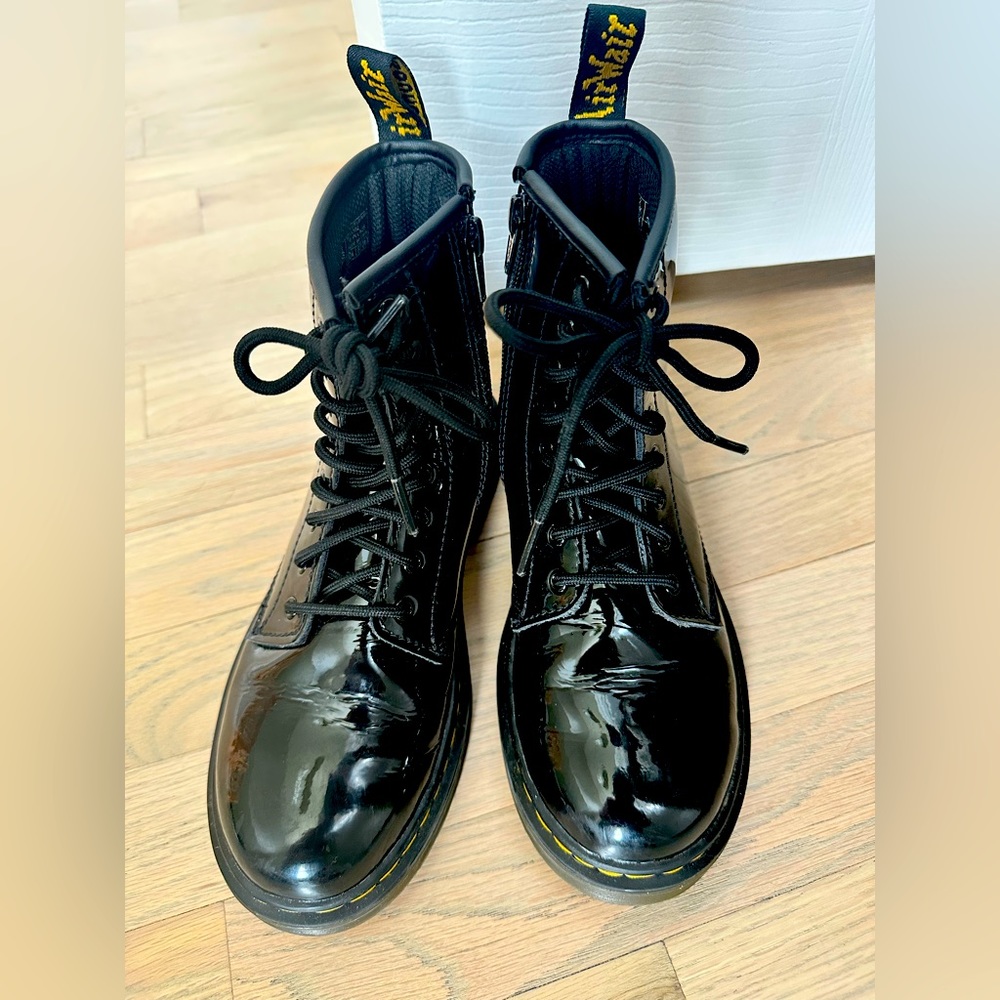 Doc Martens Big Girl Size 3 Patent Leather Boots